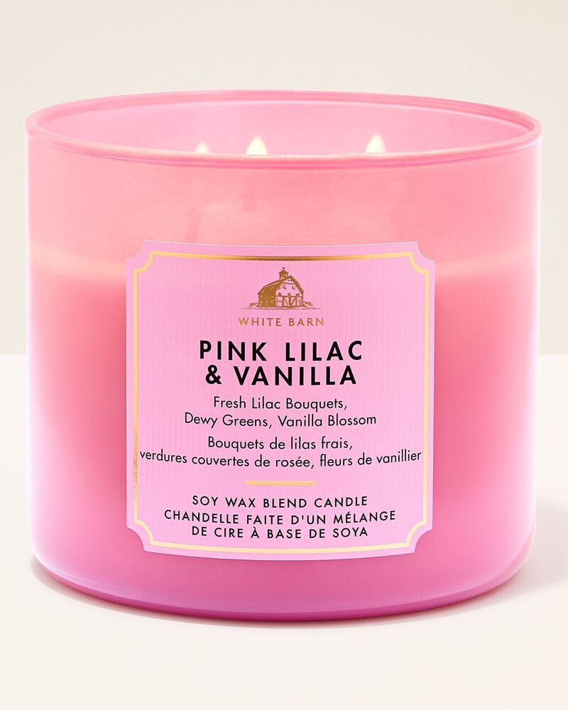 Pink Lilac & Vanilla 3-Wick Candle 3-Wick Candle