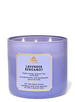Lavender Bergamot 3-Wick Candle image number null