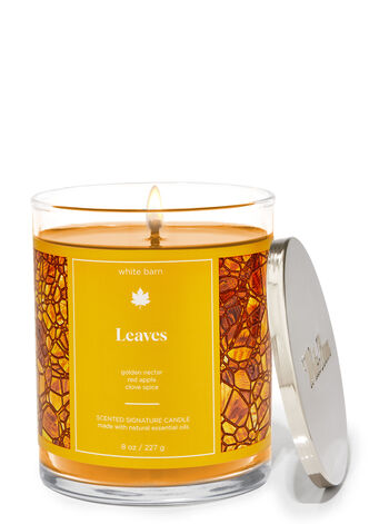 Leaves Signature Single Wick Candle Single Wick Candle
