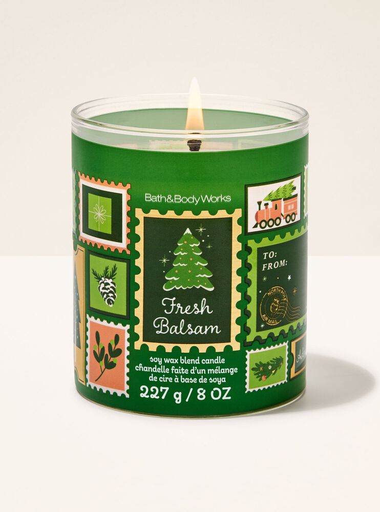 Fresh Balsam Single Wick Candle Single Wick Candle