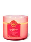 Raspberry Mimosa 3-Wick Candle image number null