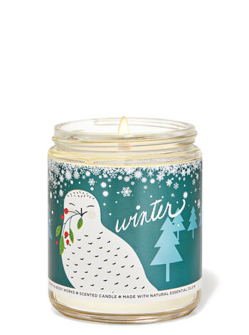 Winter Single Wick Candle Single Wick Candle