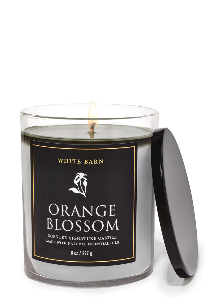 Orange Blossom Signature Single Wick Candle Single Wick Candle