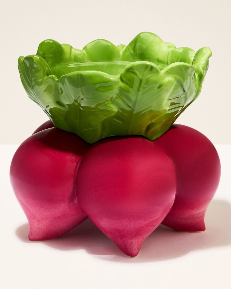 Beet Pedestal 3-Wick Candle Holder 3-Wick Candle Holder