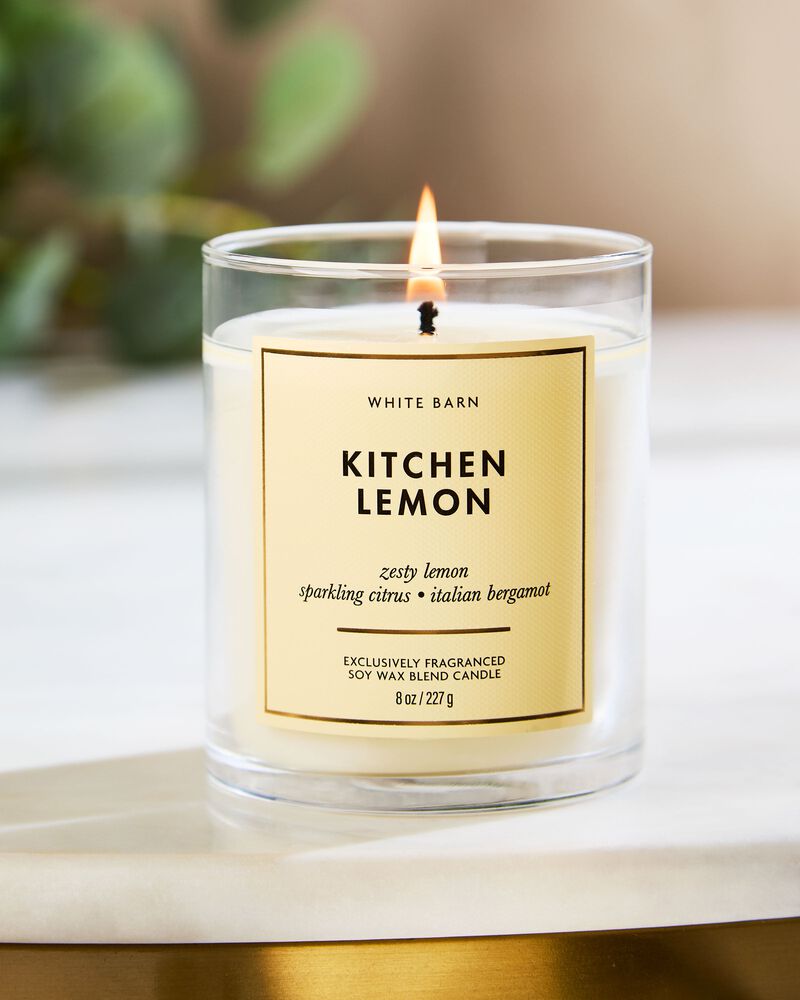 Kitchen Lemon Single Wick Candle Single Wick Candle