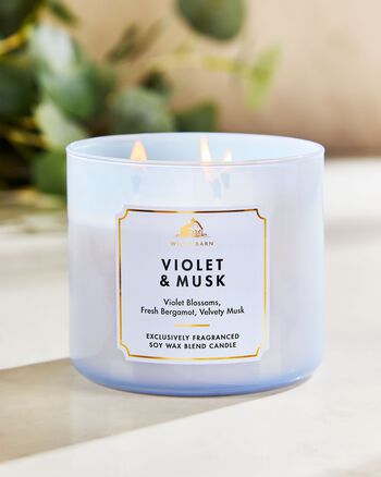 Violet & Musk 3-Wick Candle 3-Wick Candle