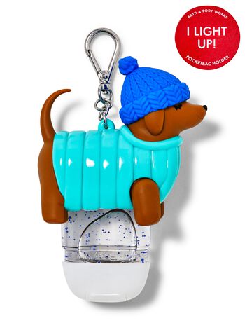 Light-Up Bundled Up Dog PocketBac Holder PocketBac Holder