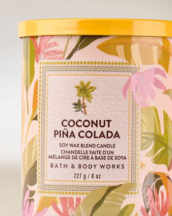 Coconut Pi&ntilde;a Colada Single Wick Candle Single Wick Candle