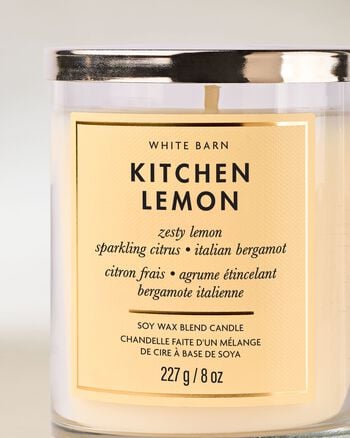 Kitchen Lemon Single Wick Candle Single Wick Candle