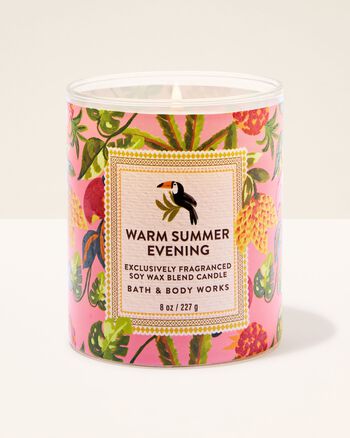 Warm Summer Evening Single Wick Candle Single Wick Candle