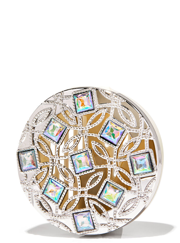 Bejeweled Scroll Car Fragrance Holder