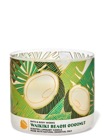 Waikiki Beach Coconut 3-Wick Candle 3-Wick Candle
