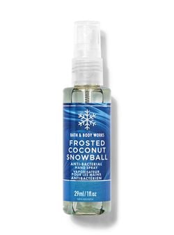 Frosted Coconut Snowball Hand Sanitizer Spray Frosted Coconut Snowball Hand Sanitizer Spray