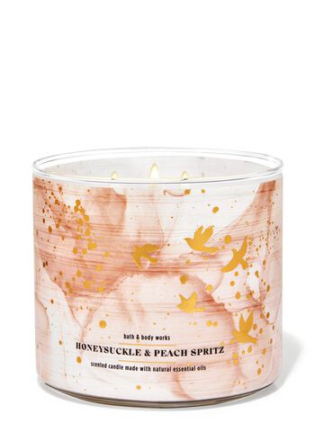 Honeysuckle & Peach Spritz 3-Wick Candle 3-Wick Candle