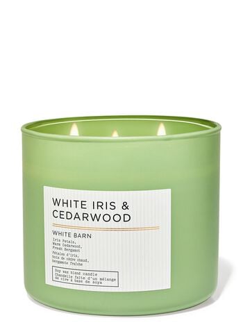 White Iris & Cedarwood 3-Wick Candle 3-Wick Candle