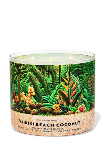 Waikiki Beach Coconut 3-Wick Candle 3-Wick Candle