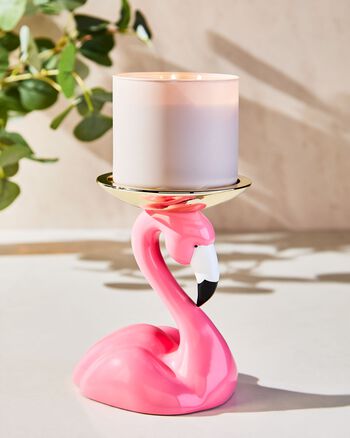 Flamingo Head 3-Wick Candle Holder 3-Wick Candle Holder