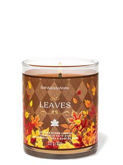 Leaves Signature Single Wick Candle Leaves Signature Single Wick Candle