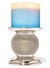 Bling Applique Pedestal 3-Wick Candle Holder image number null