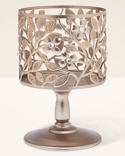 Dogwood Pedestal 3-Wick Candle Holder image number null