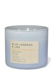 Blue Verbena & Lime 3-Wick Candle image number null