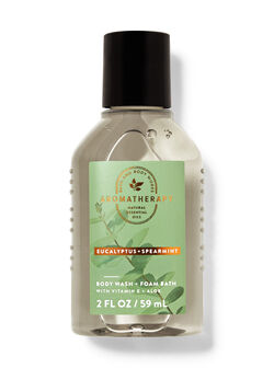 Eucalyptus Spearmint Travel Size Body Wash and Foam Bath