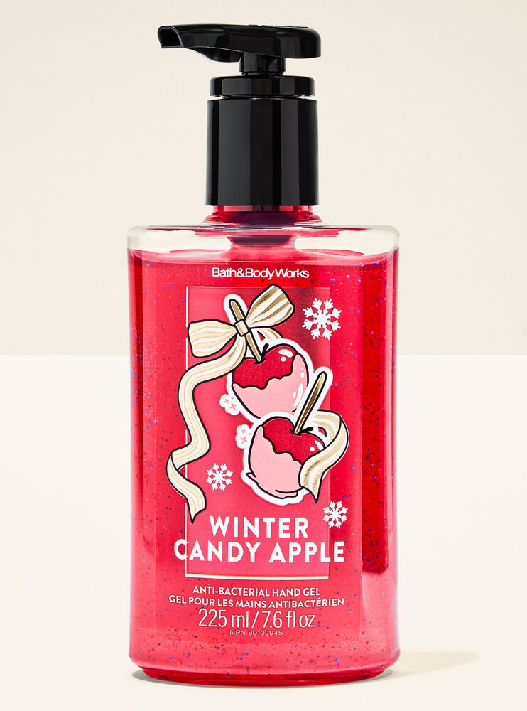 Winter Candy Apple Hand Sanitizer with Pump Hand Sanitizer with Pump