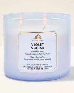 Violet & Musk 3-Wick Candle image number null