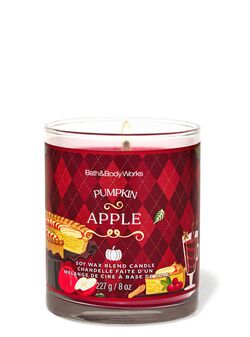 Pumpkin Apple Signature Single Wick Candle Pumpkin Apple Signature Single Wick Candle