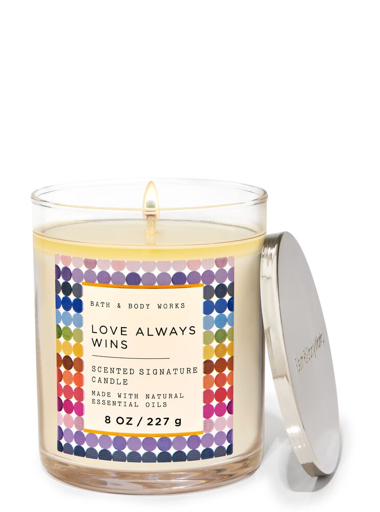 Love Always Wins Single Wick Candle Single Wick Candle