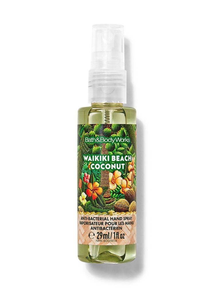 Waikiki Beach Coconut Hand Sanitizer Spray Hand Sanitizer Spray