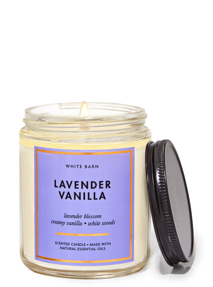 Lavender Vanilla Single Wick Candle Single Wick Candle