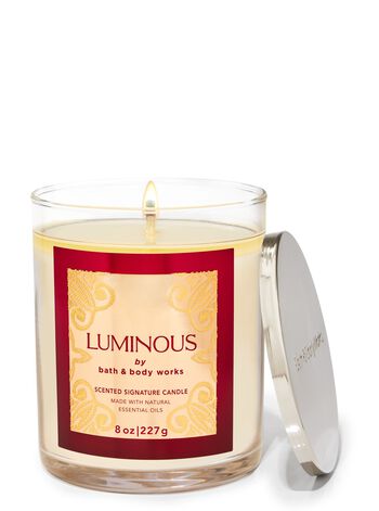 Luminous Signature Single Wick Candle Single Wick Candle