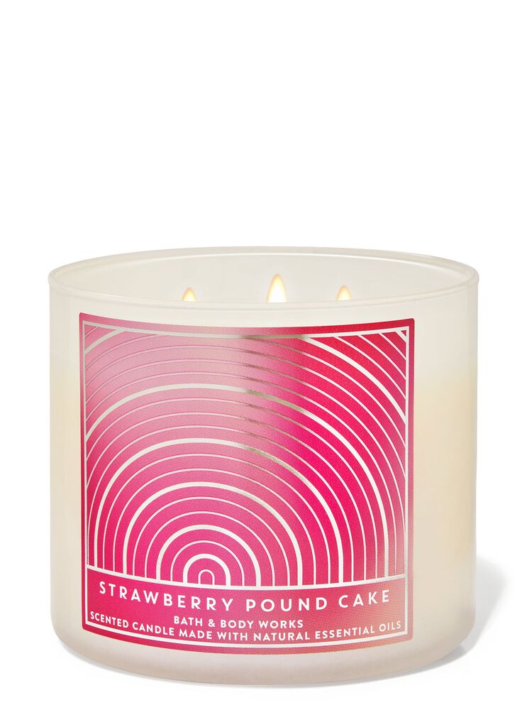 Strawberry Pound Cake 3-Wick Candle 3-Wick Candle