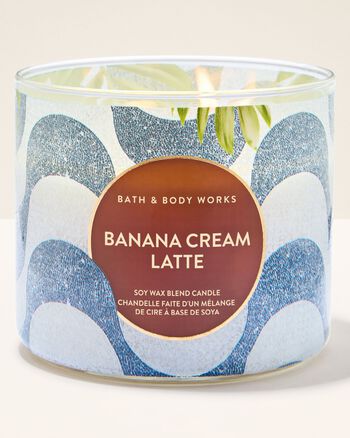 Banana Cream Latte 3-Wick Candle 3-Wick Candle