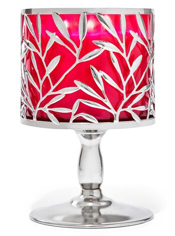 Vine Leaf Pedestal 3-Wick Candle Holder 3-Wick Candle Holder