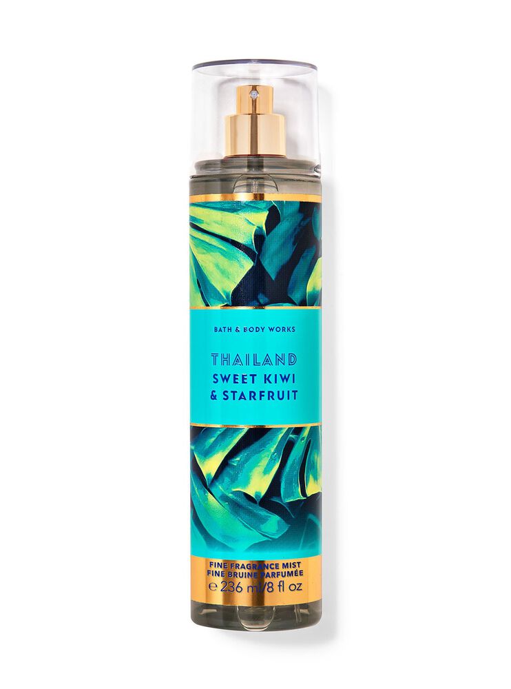 Bath & Body Works Thailand Sweet Kiwi & Starfruit Fine Fragrance Mist By Bath & Body Works - 8 oz