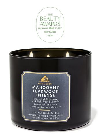 Mahogany Teakwood Intense 3-Wick Candle 3-Wick Candle