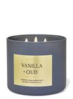 Vanilla & Oud 3-Wick Candle image number null