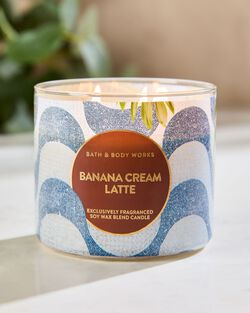 Banana Cream Latte 3-Wick Candle image number null