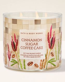 Cinnamon Sugar Coffee Cake 3-Wick Candle image number null