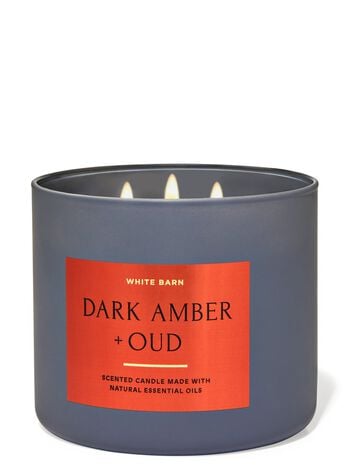Dark Amber Oud 3-Wick Candle 3-Wick Candle