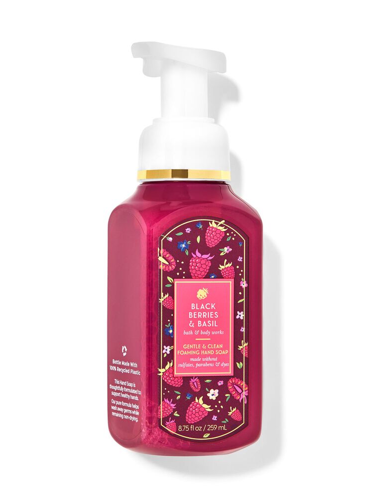 Blackberries & Basil Gentle & Clean Foaming Hand Soap Gentle & Clean Foaming Hand Soap