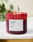 Rosewood & Suede 3-Wick Candle image number null