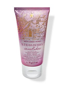Strawberry Snowflakes Travel Size Ultimate Hydration Body Cream Strawberry Snowflakes Travel Size Ultimate Hydration Body Cream