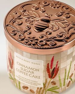 Cinnamon Sugar Coffee Cake 3-Wick Candle image number null