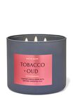 Tobacco & Oud 3-Wick Candle image number null