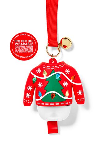 Wearable Ugly Sweater ID Card PocketBac Holder