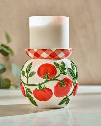 Tomato Vine Pedestal 3-Wick Candle Holder 3-Wick Candle Holder