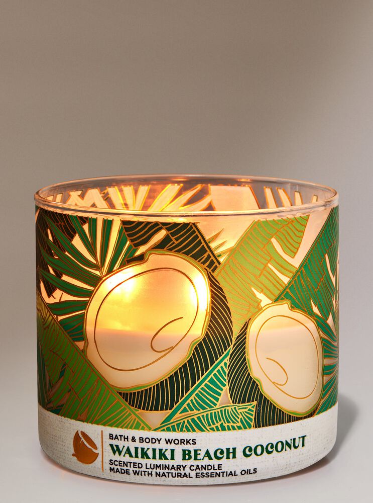 Waikiki Beach Coconut 3-Wick Candle 3-Wick Candle
